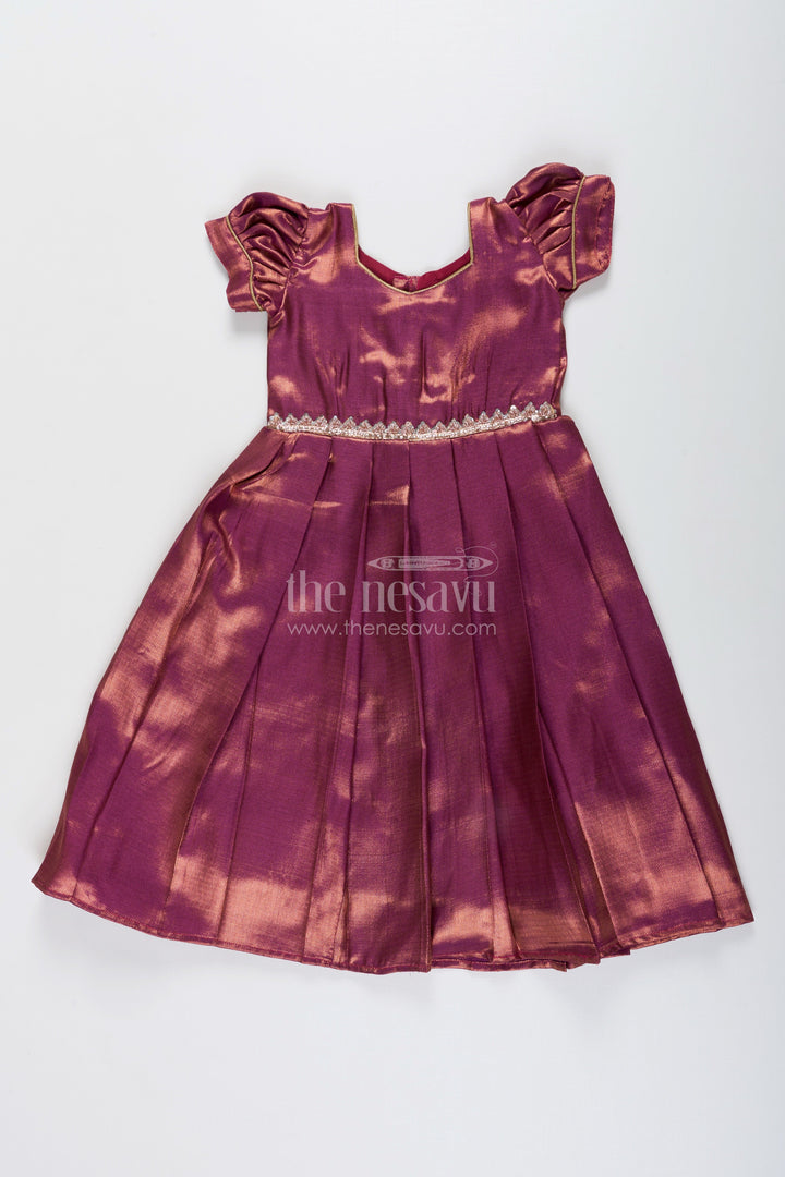 Girls silk gown for weddings and traditional occasions