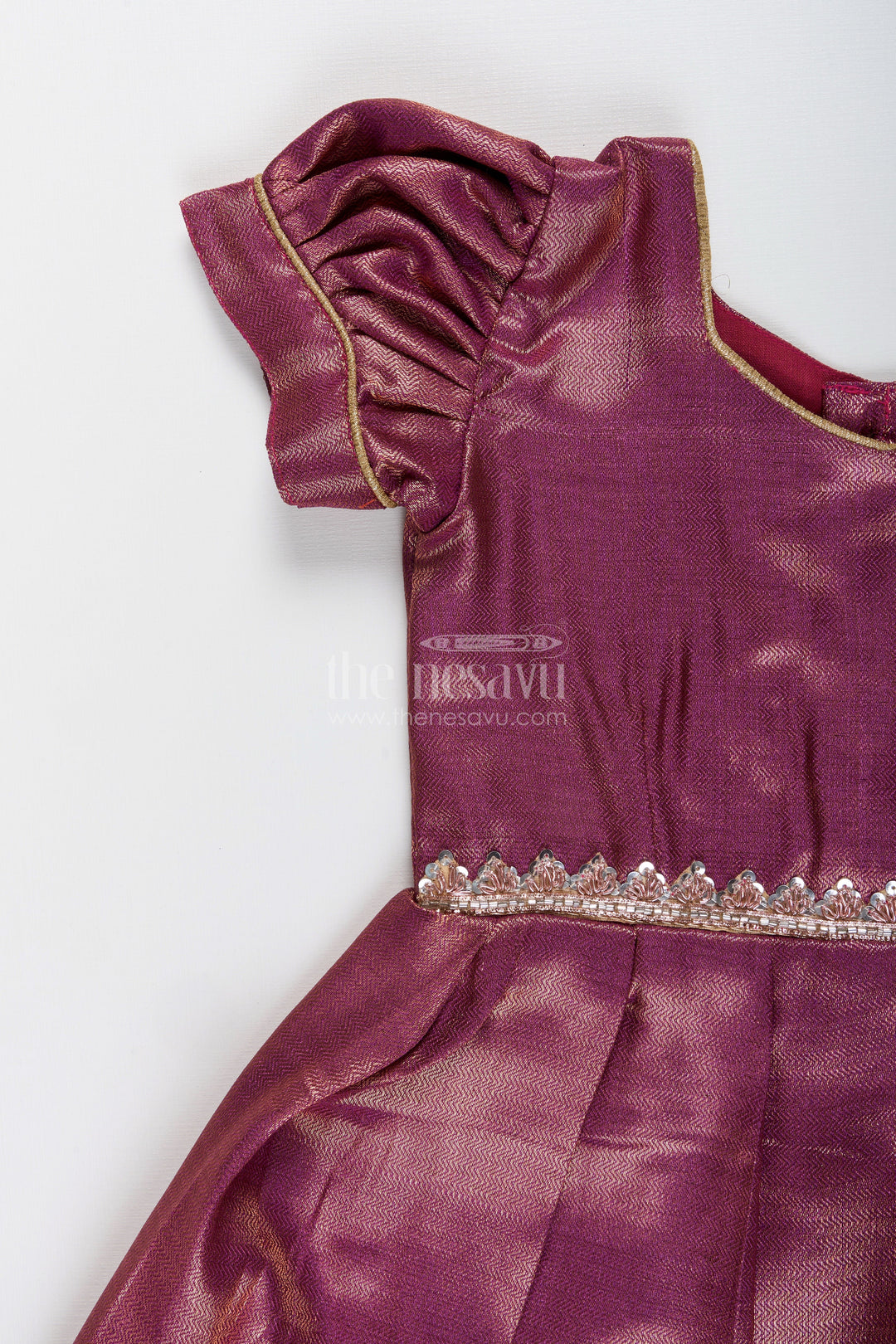 Girls silk gown for weddings and traditional occasions