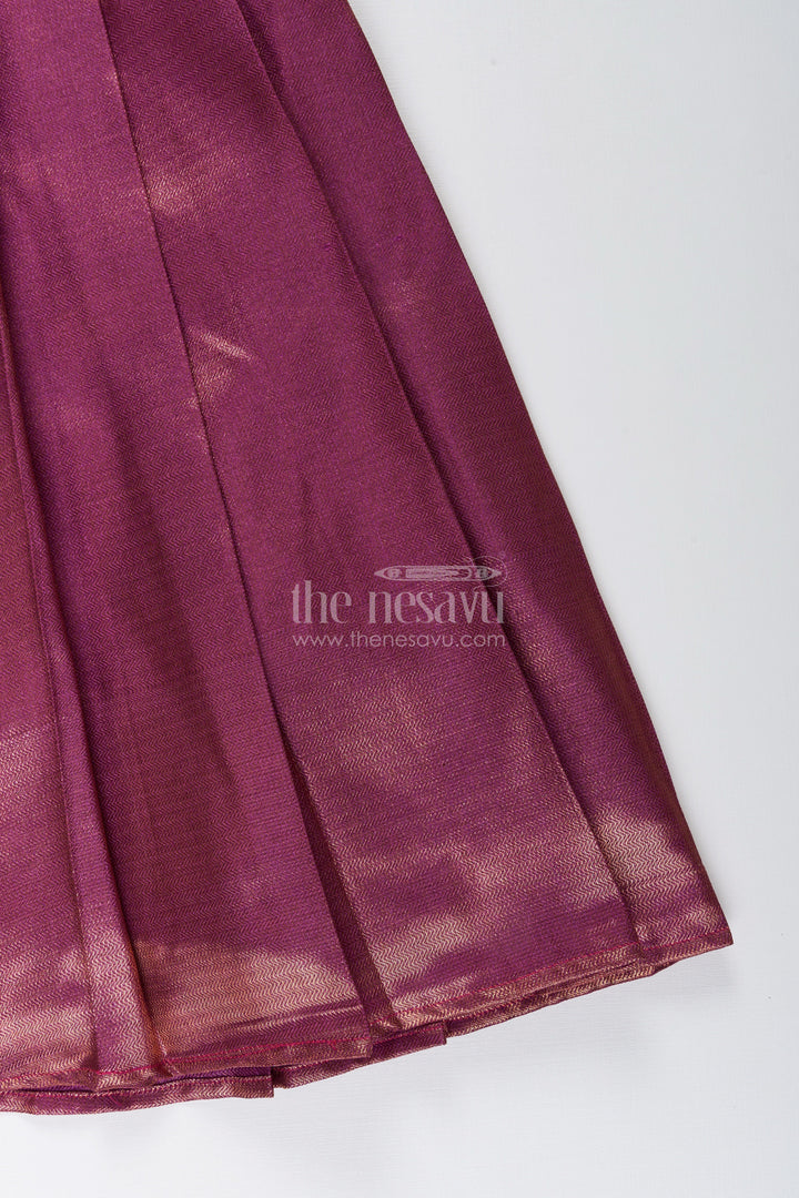 Girls silk gown for weddings and traditional occasions
