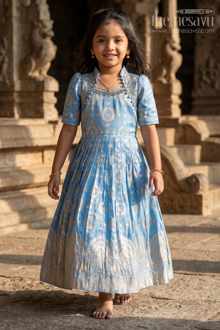 Girls Silk Gown for Weddings and Grand Festive Occasions