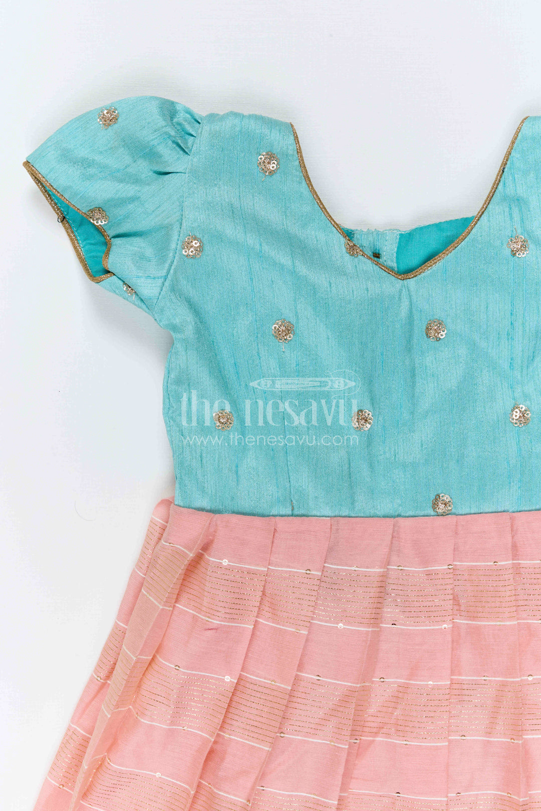 Girls Silk Gown for Receptions and Festive Celebrations