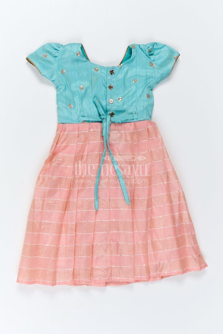 Girls Silk Gown for Receptions and Festive Celebrations