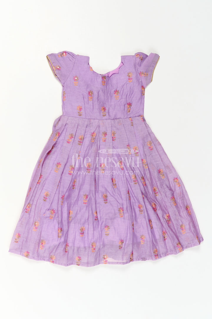 Girls Sleeveless Gown for Birthday Parties and Twirl Moments