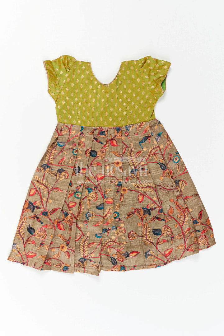 Girls Floral Party Gown for Festive Celebrations and Family Events