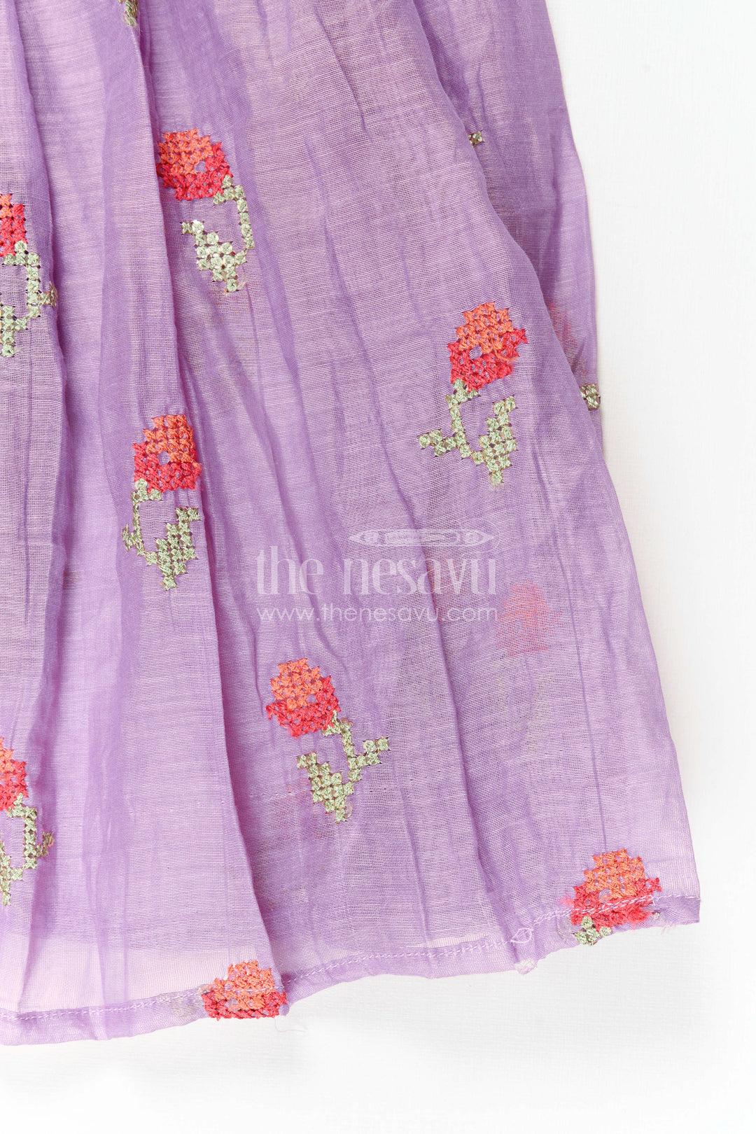 Girls Pleated Party Gown for Birthdays and Festive Occasions