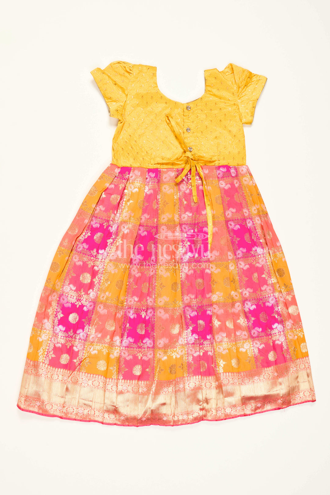 Girls Silk Gown for Wedding Guest Twirls
