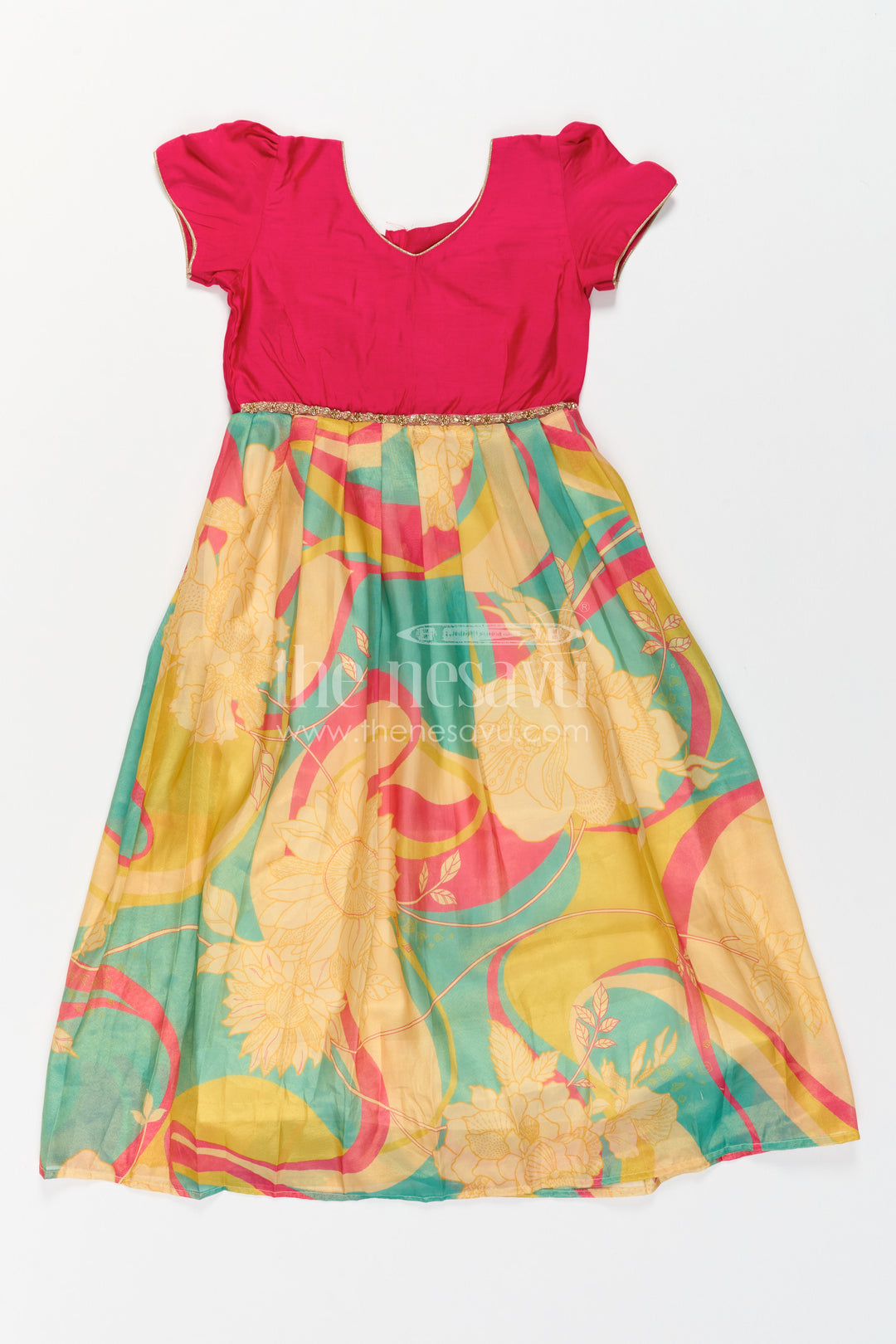 Girls Party Gown for Wedding Receptions and Festive Photos
