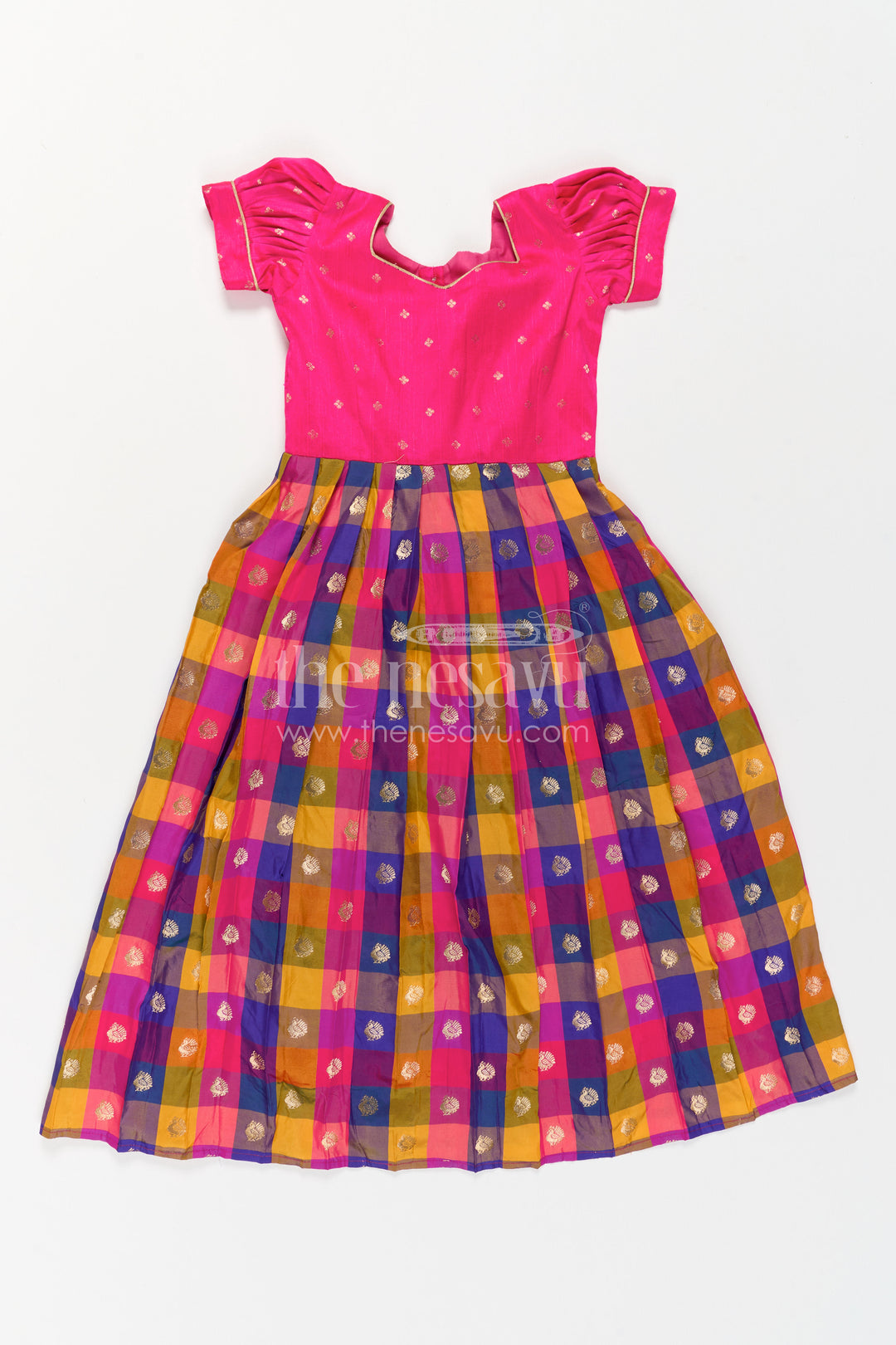 Kids Silk Gown for Wedding Guest Looks and Festive Parties