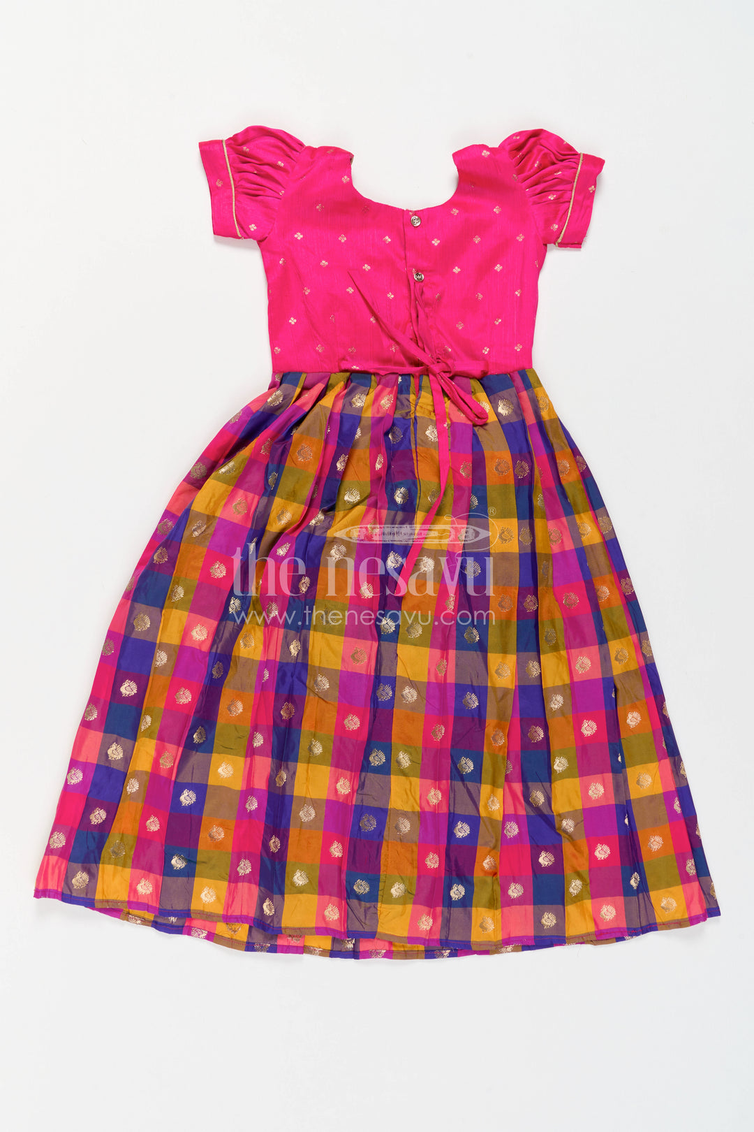 Kids Silk Gown for Wedding Guest Looks and Festive Parties