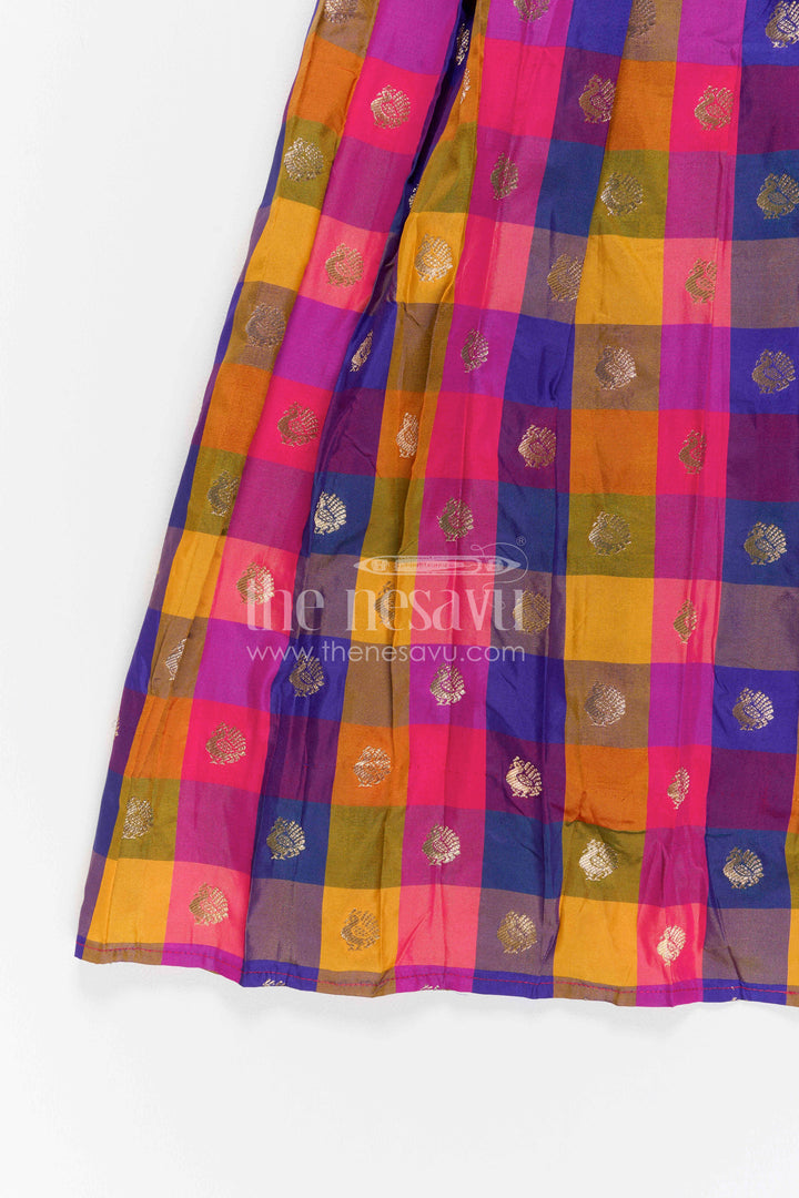 Kids Silk Gown for Wedding Guest Looks and Festive Parties