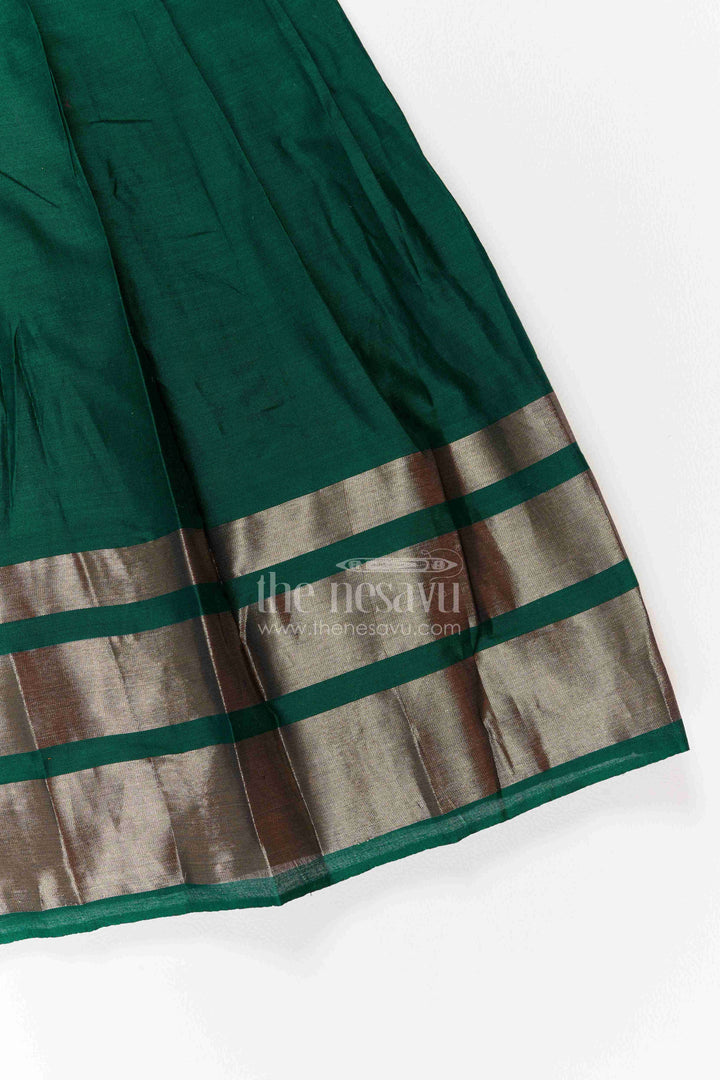 Girls Anarkali Dress with Statement Border for Weddings and Parties