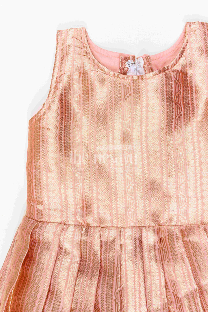 Girls Gown with Jacket for Wedding Celebrations