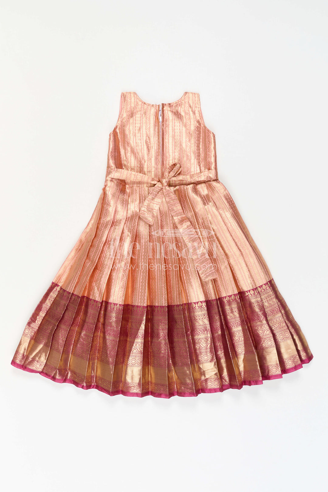 Girls Gown with Jacket for Wedding Celebrations