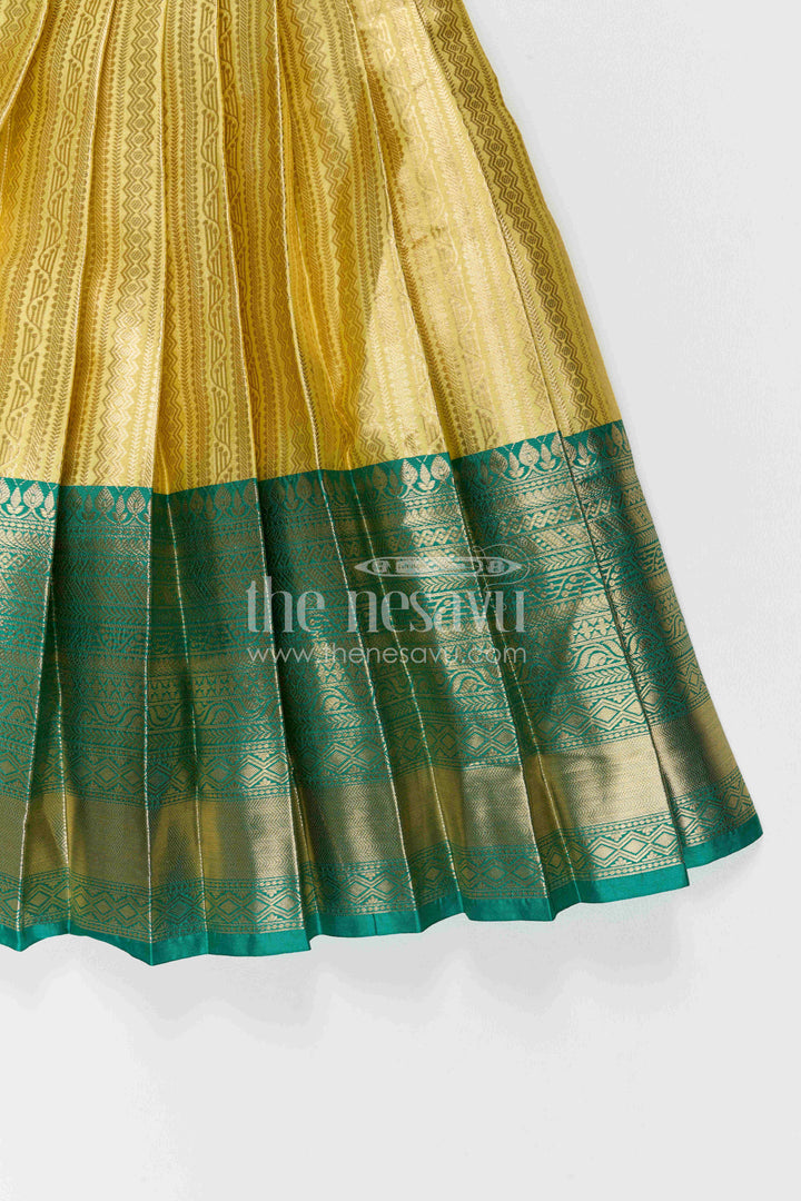 Girls Silk Gown for Festive Functions and Family Photoshoots