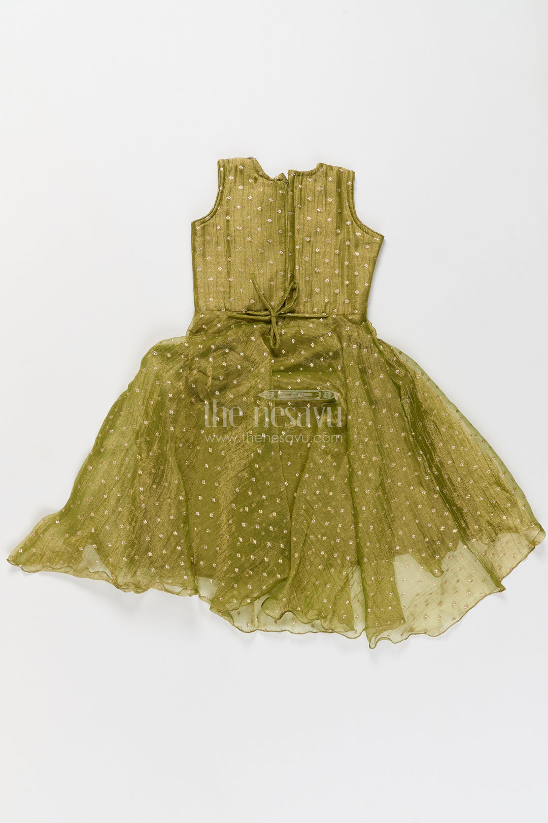 Party Wear Silk Gown with Woven Texture for Festive Occasions
