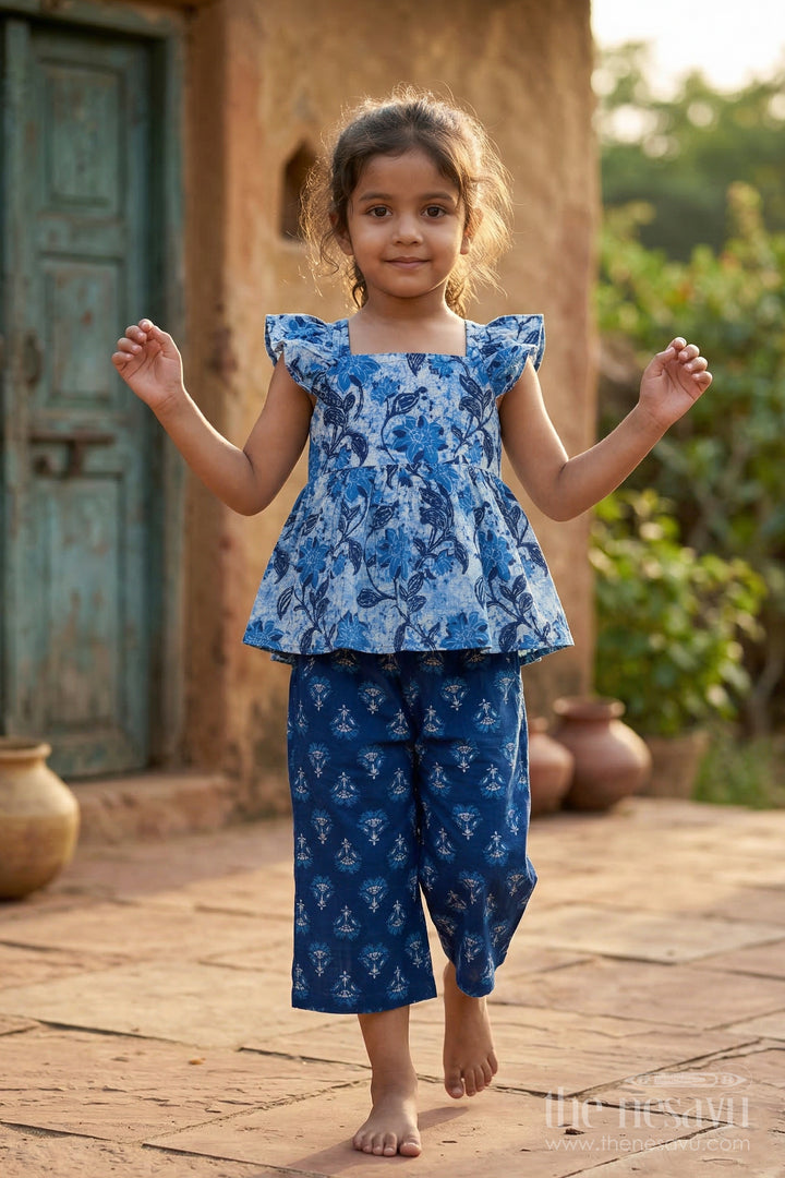 Girls Cotton Co Ord Set for Summer Outings