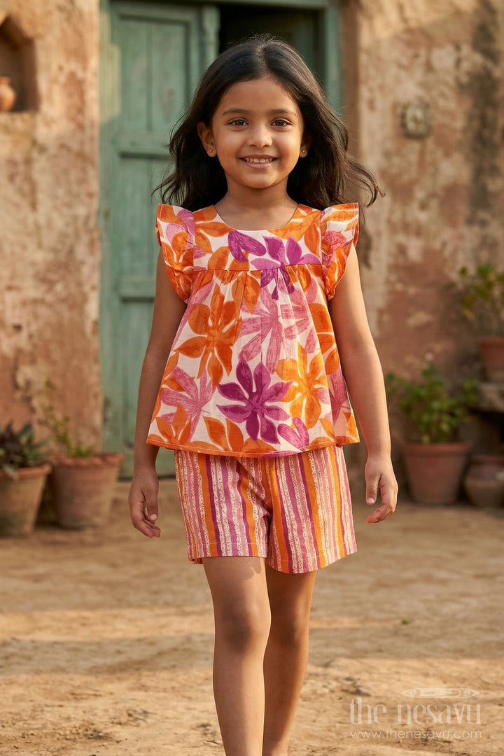 பண்டிகை கால சுற்றுலா மற்றும் கோடைக்கால உடைகளுக்கான பெண்கள் பருத்தி ஆடை தொகுப்பு 