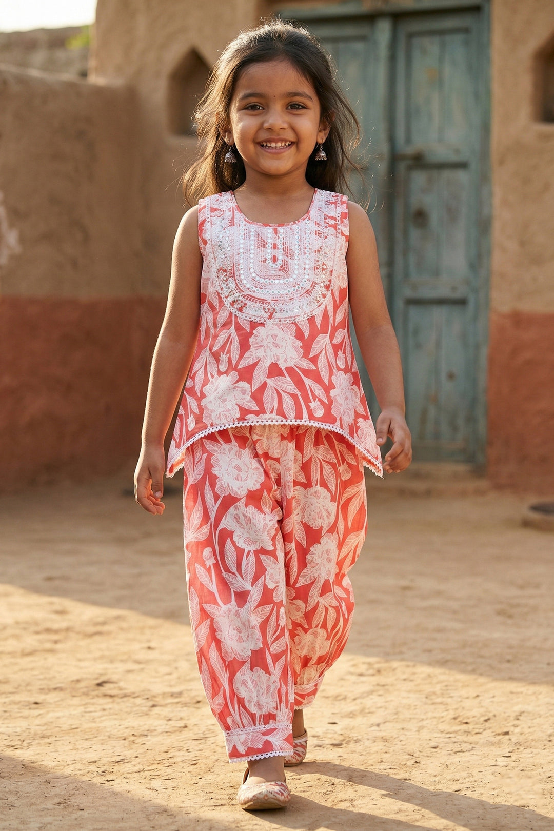 Girls Co Ord Set for Summer Playfuldate and Casual Wear