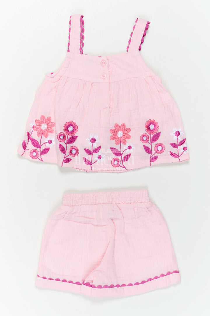 Baby Girl Muslin Co Ord Set for Summer Playtime and Outings