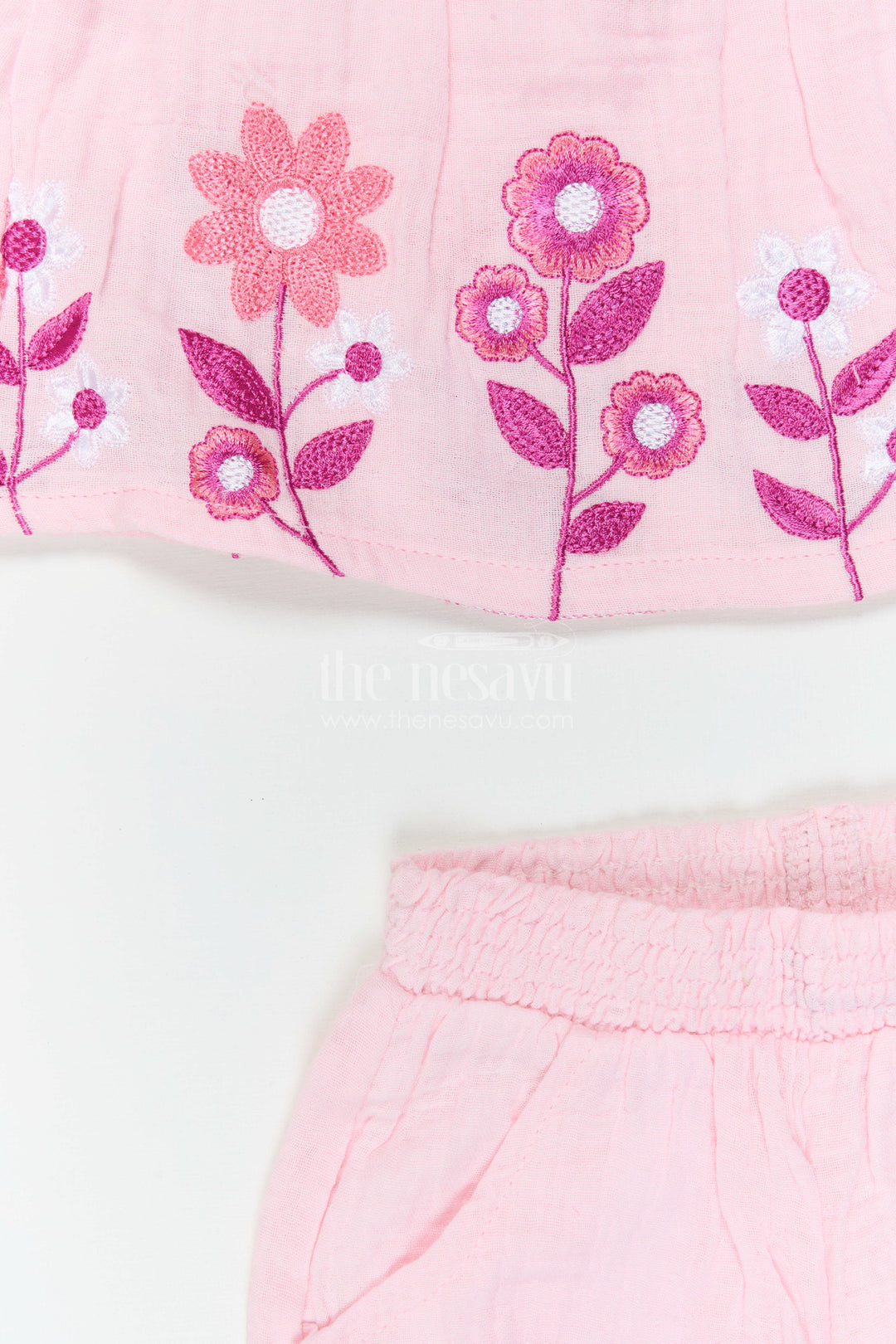 Baby Girl Muslin Co Ord Set for Summer Playtime and Outings