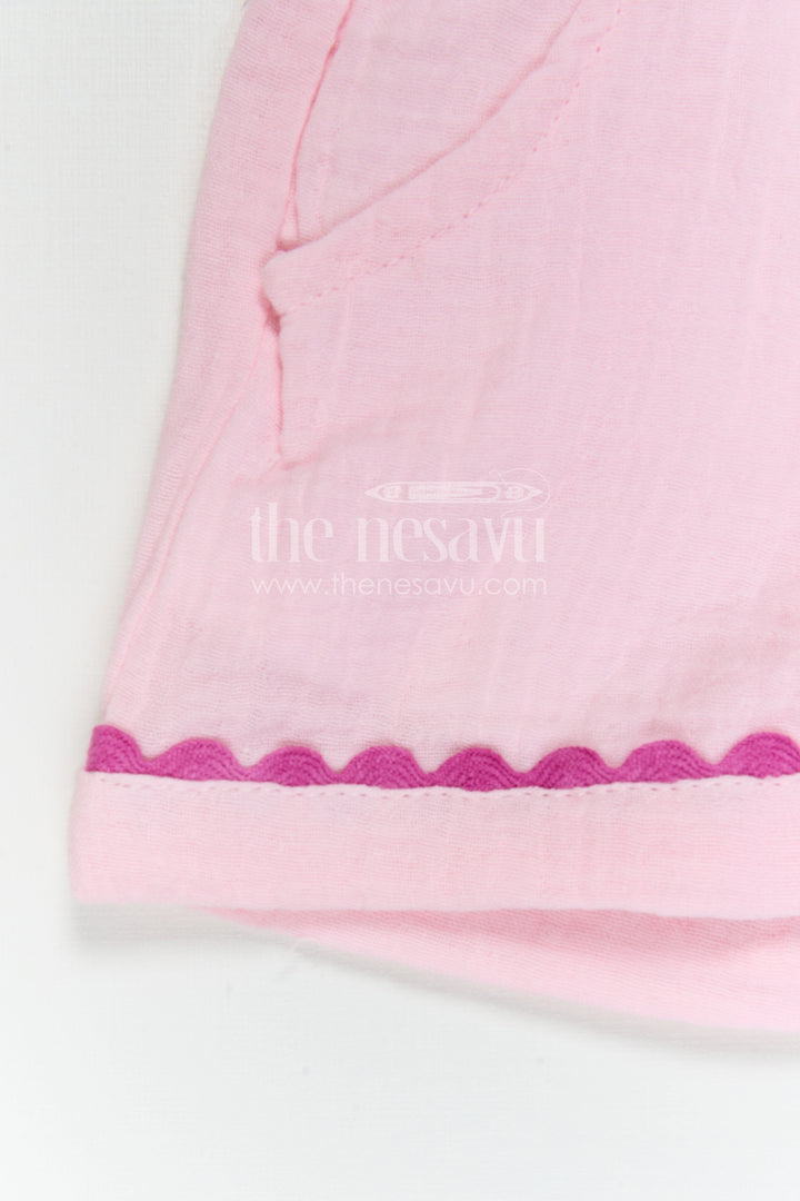Baby Girl Muslin Co Ord Set for Summer Playtime and Outings