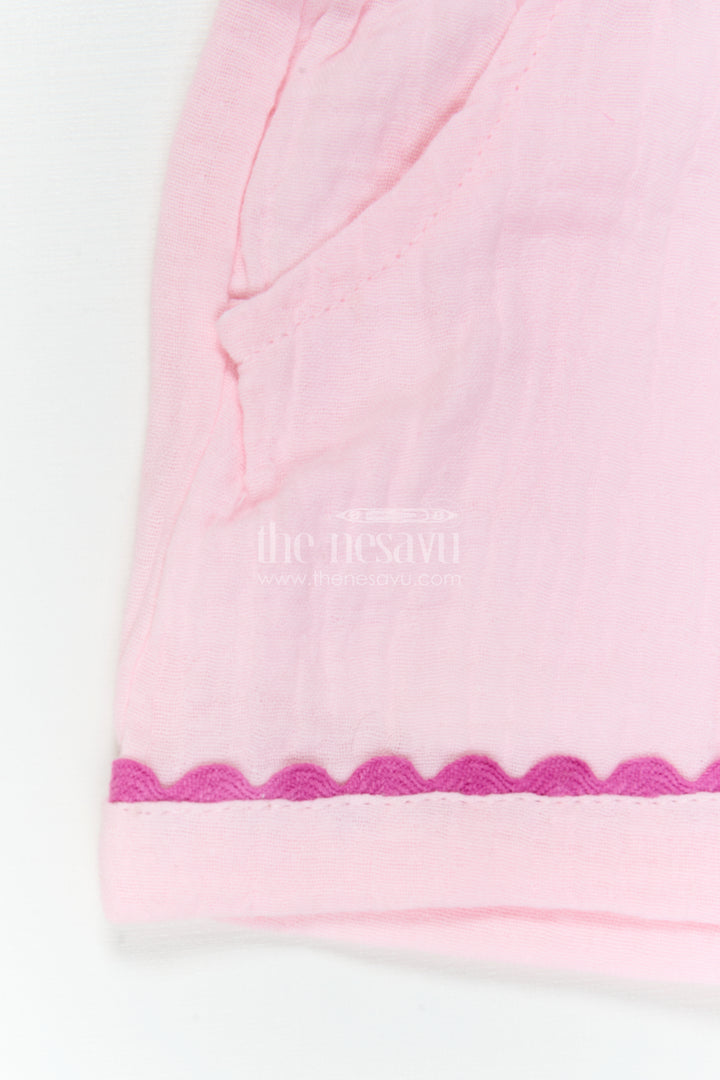 Baby Girl Muslin Co Ord Set for Summer Playtime and Outings