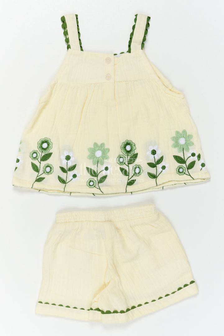 Baby Girl Muslin Outfit Set for Warm Weather and Daily Comfort