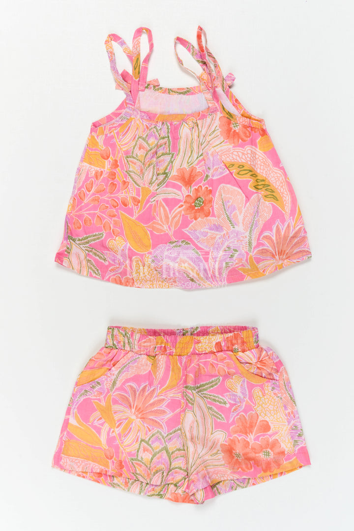 Girls Cotton Co Ord Set for Summer Outings and Vacation Wear