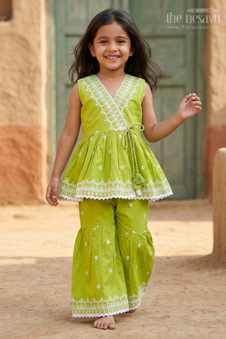 Girls Churidar Set for Festive Days and Traditional Outings