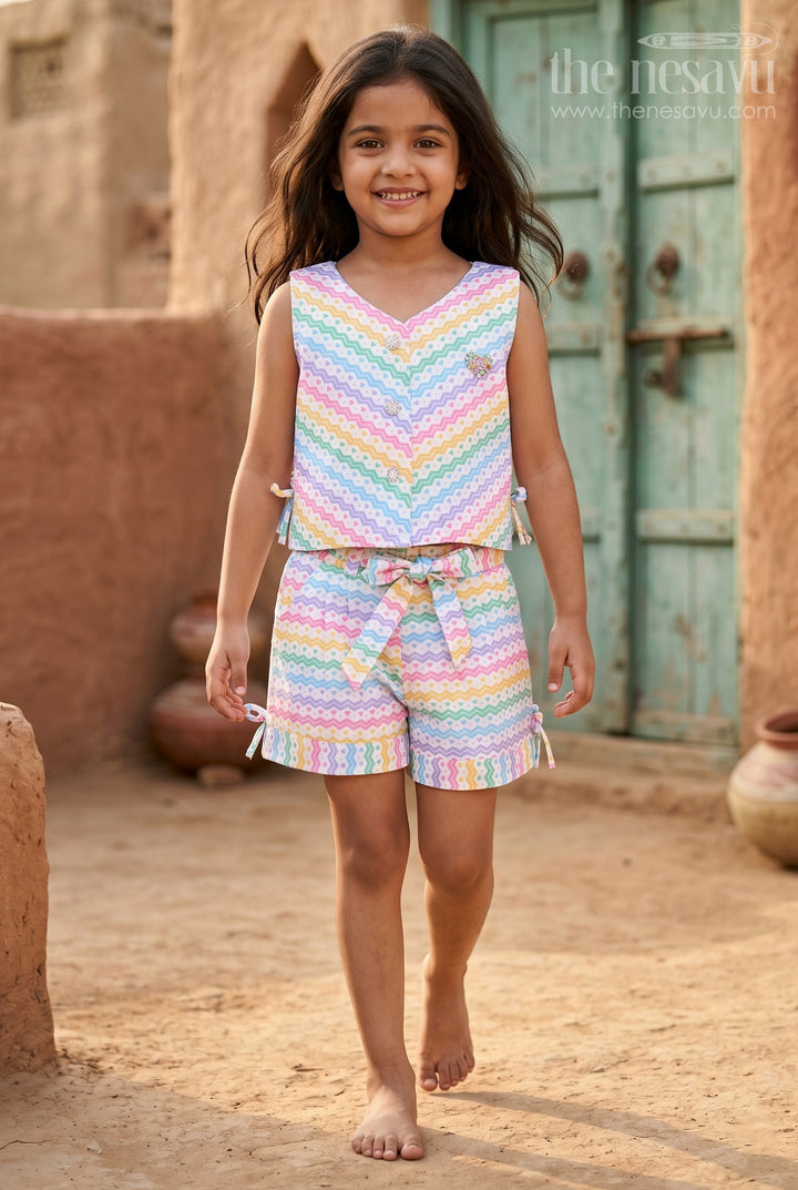Girls Cotton Co Ord Set for Outings and Everyday Comfort Wear