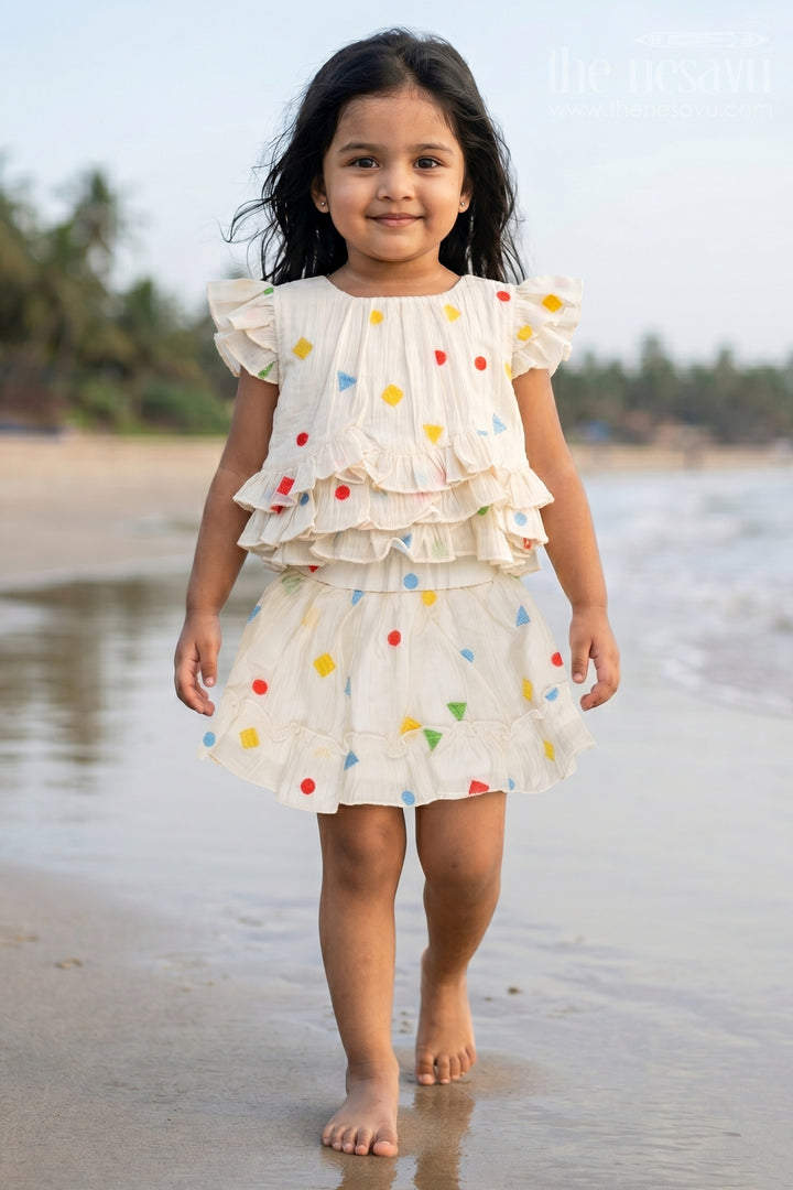 Girls Cotton Co Ord for Daily Wear and Playtime