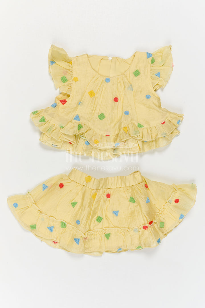 Girls Co Ord Set Dress for Casual Outings and Playtime