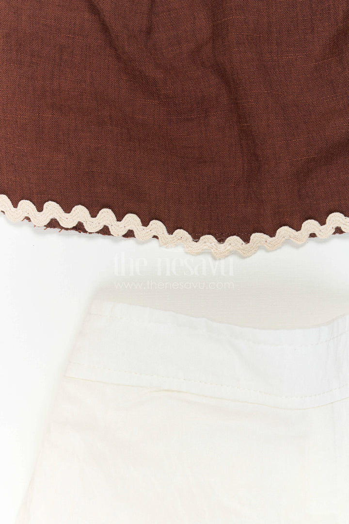 Baby Girl Embroidered Co Ord Outfit for Festive Playdates