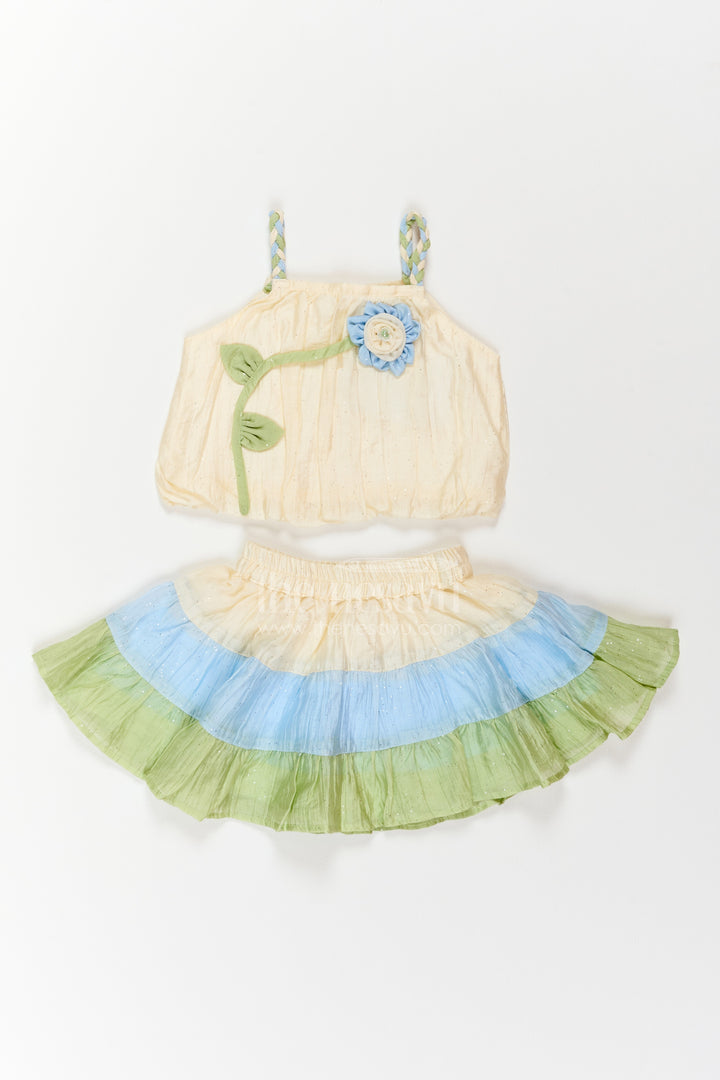 Girls Muslin Cotton Co Ord Set for Birthdays Outings and Playful Celebrations