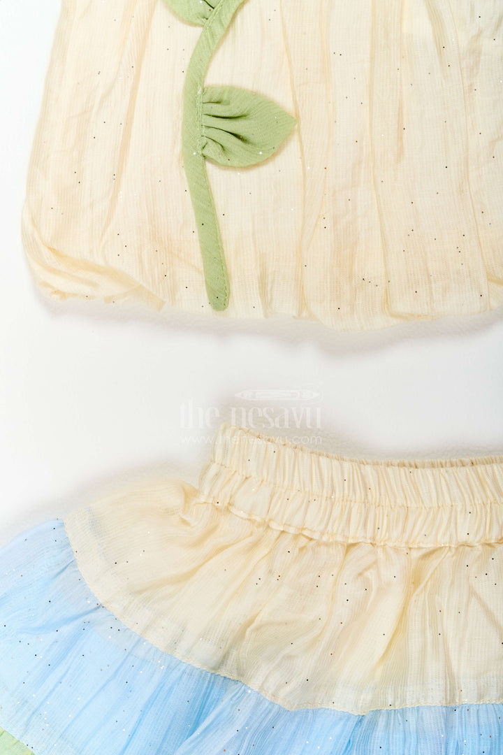 Girls Muslin Cotton Co Ord Set for Birthdays Outings and Playful Celebrations