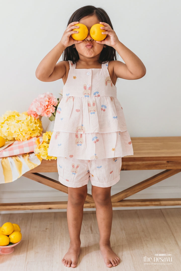 Girls Muslin Co Ord Set for Holidays Playdates and Relaxed Family Outings