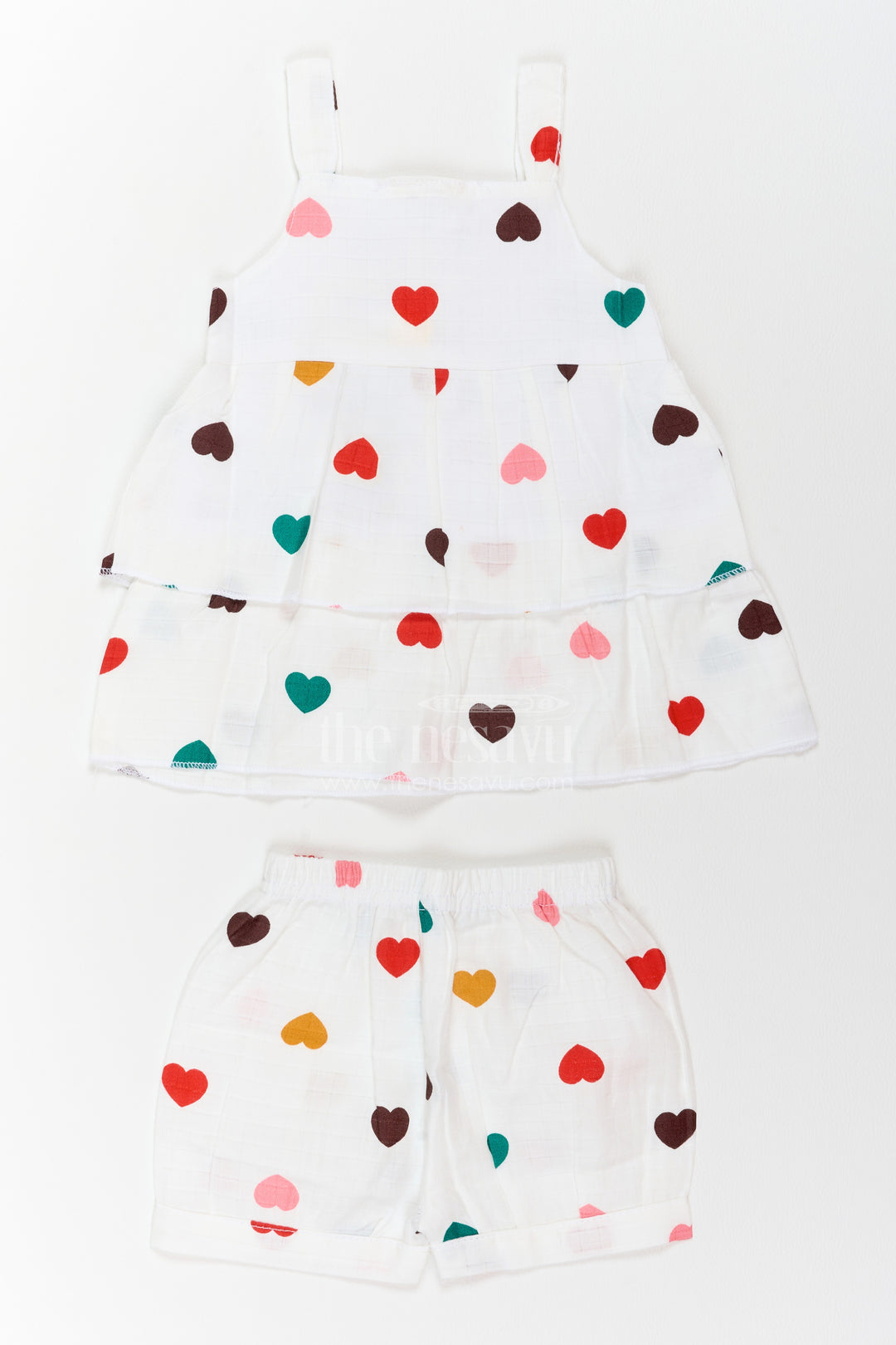 Girls Printed Muslin Co Ord Set for Birthdays Vacations and Cheerful Day Outings