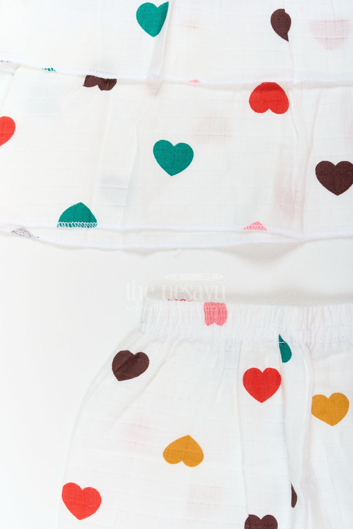 Girls Printed Muslin Co Ord Set for Birthdays Vacations and Cheerful Day Outings