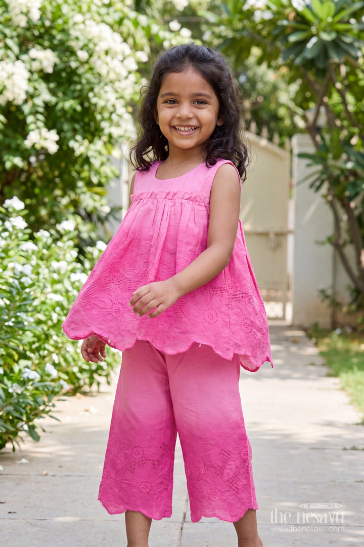 Girls Top and Pant Set with Smart Tailoring for Weddings and Parties