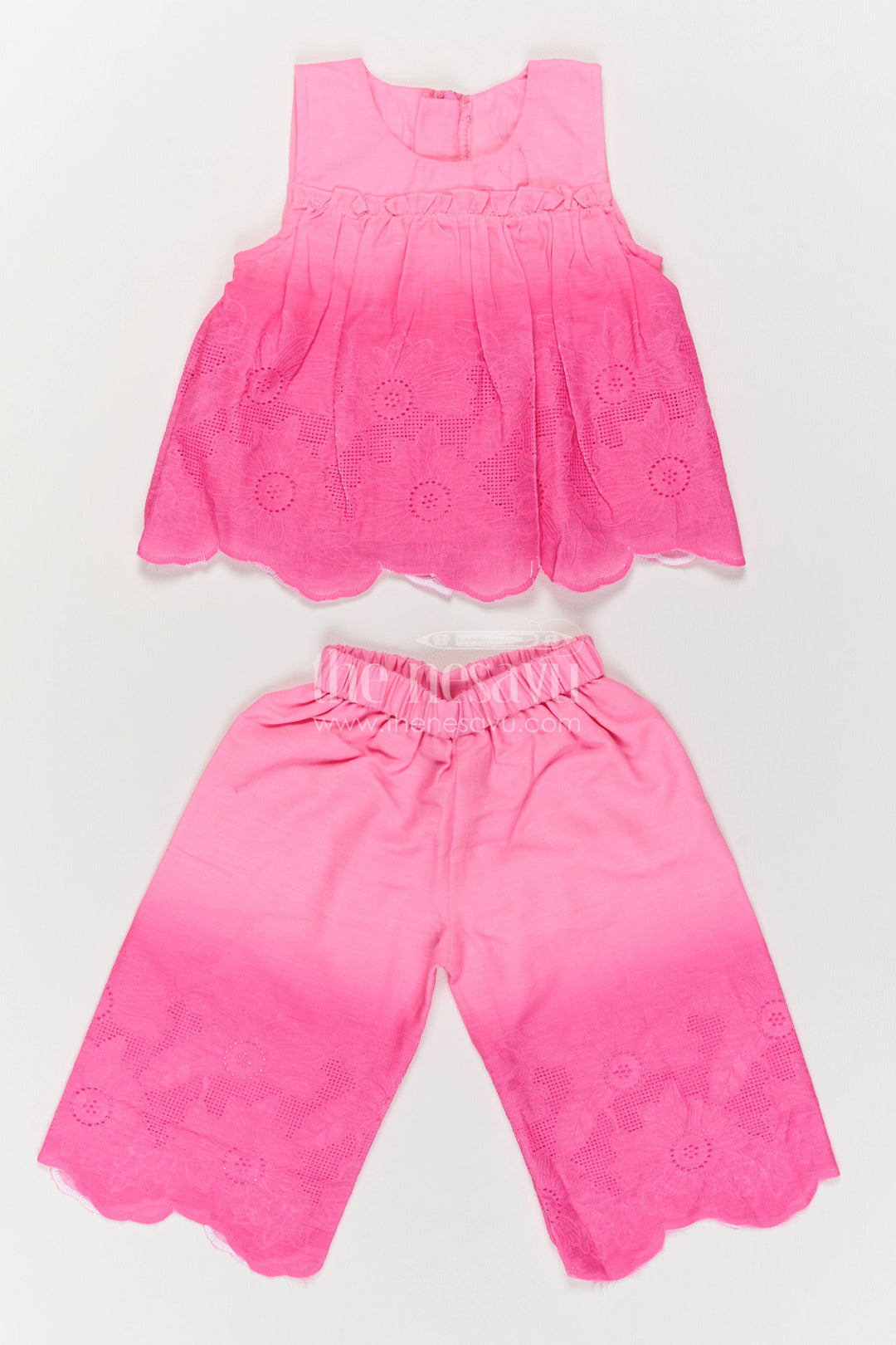 Girls Top and Pant Set with Smart Tailoring for Weddings and Parties