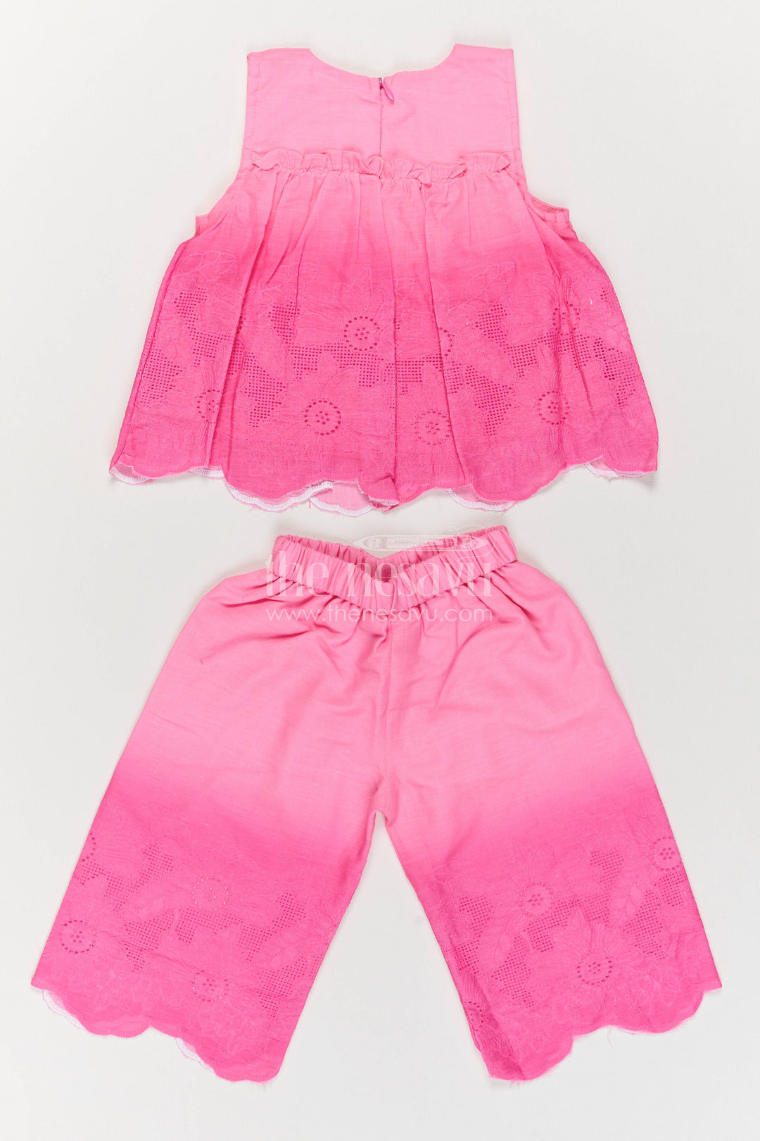 Girls Top and Pant Set with Smart Tailoring for Weddings and Parties