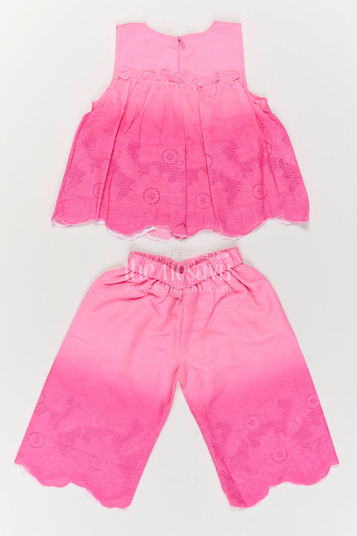 Girls Top and Pant Set with Smart Tailoring for Weddings and Parties