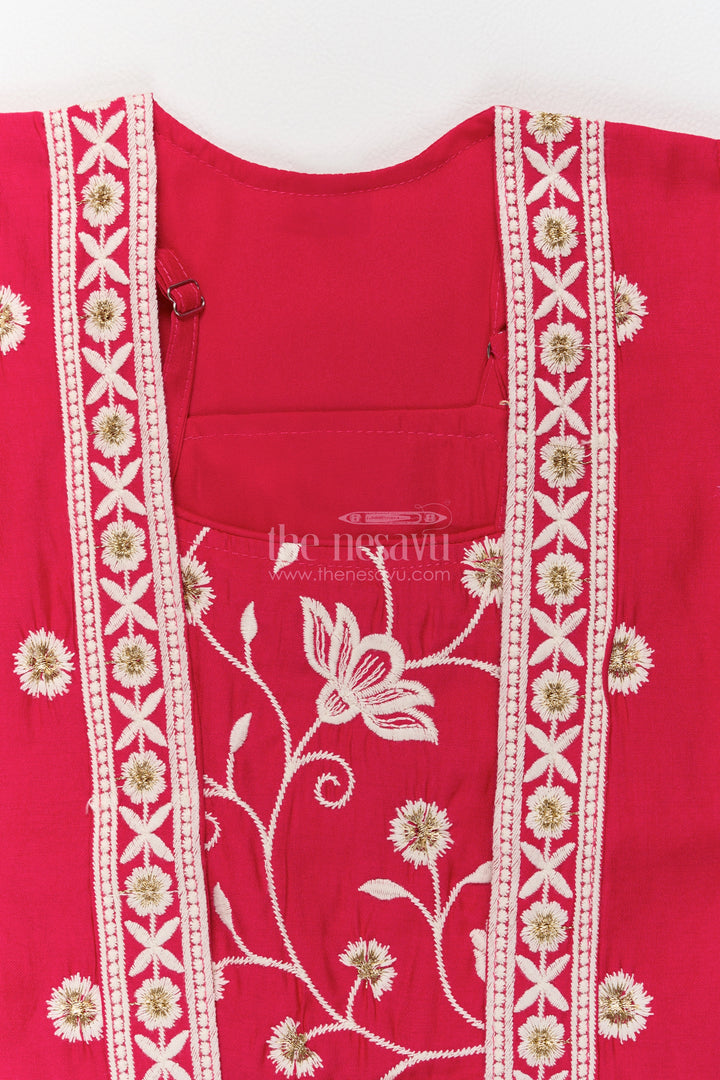 Sharara Dress for Girls in Pink for Traditional Events