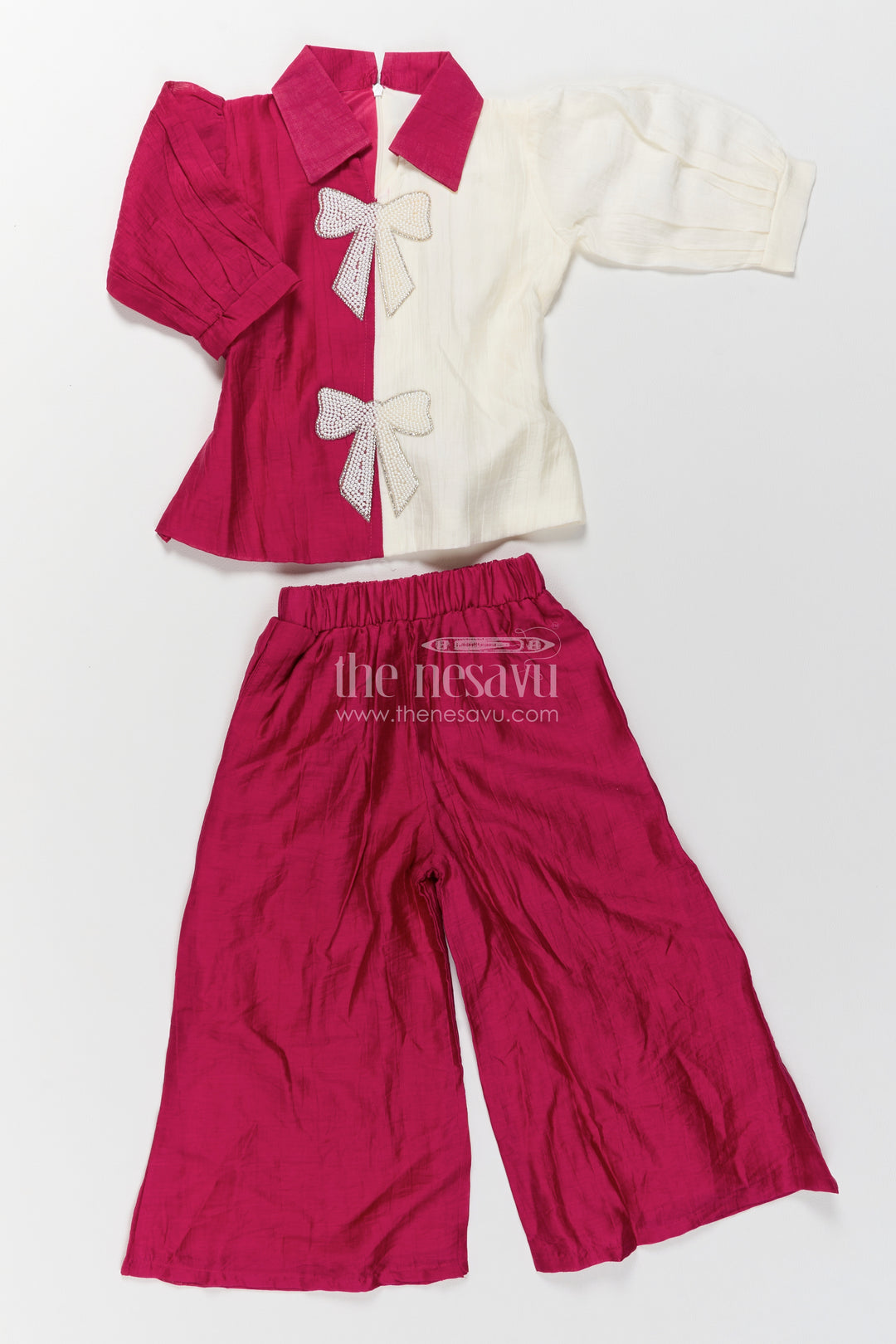 Girls Co Ord Set in Pink for Portrait Days