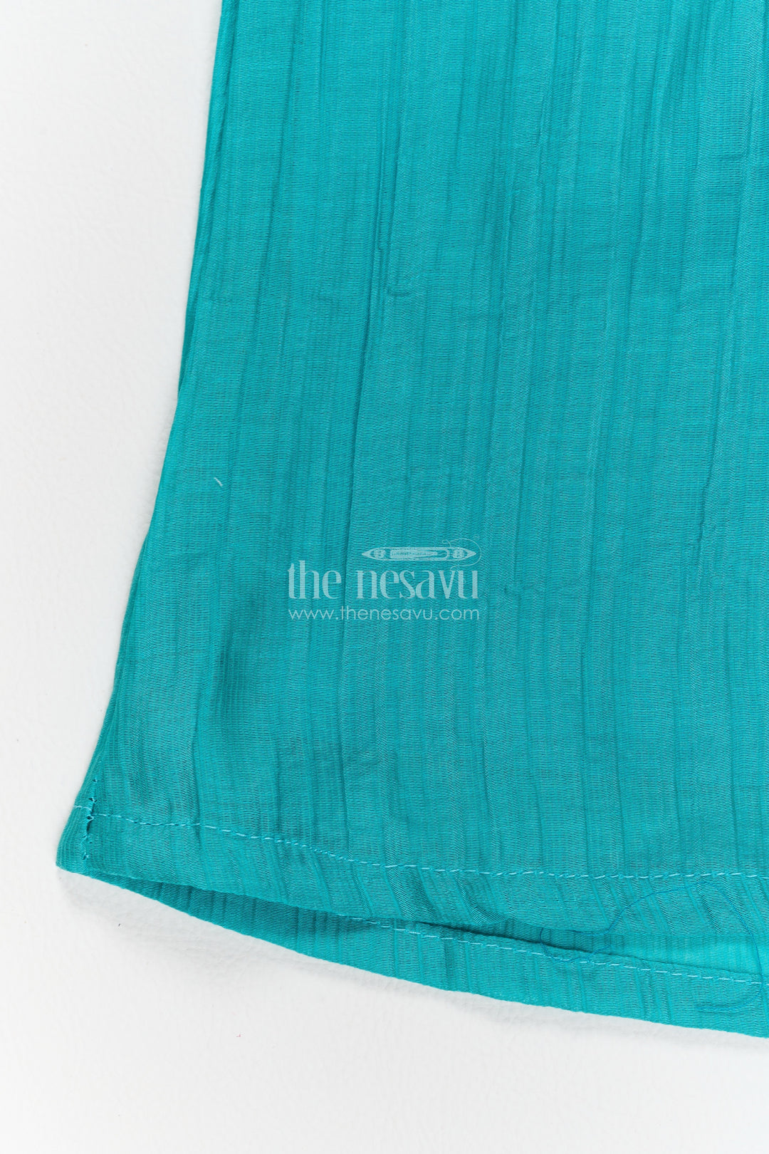 Two Piece Co Ord Set for Girls in Turquoise for Ceremony Dressing