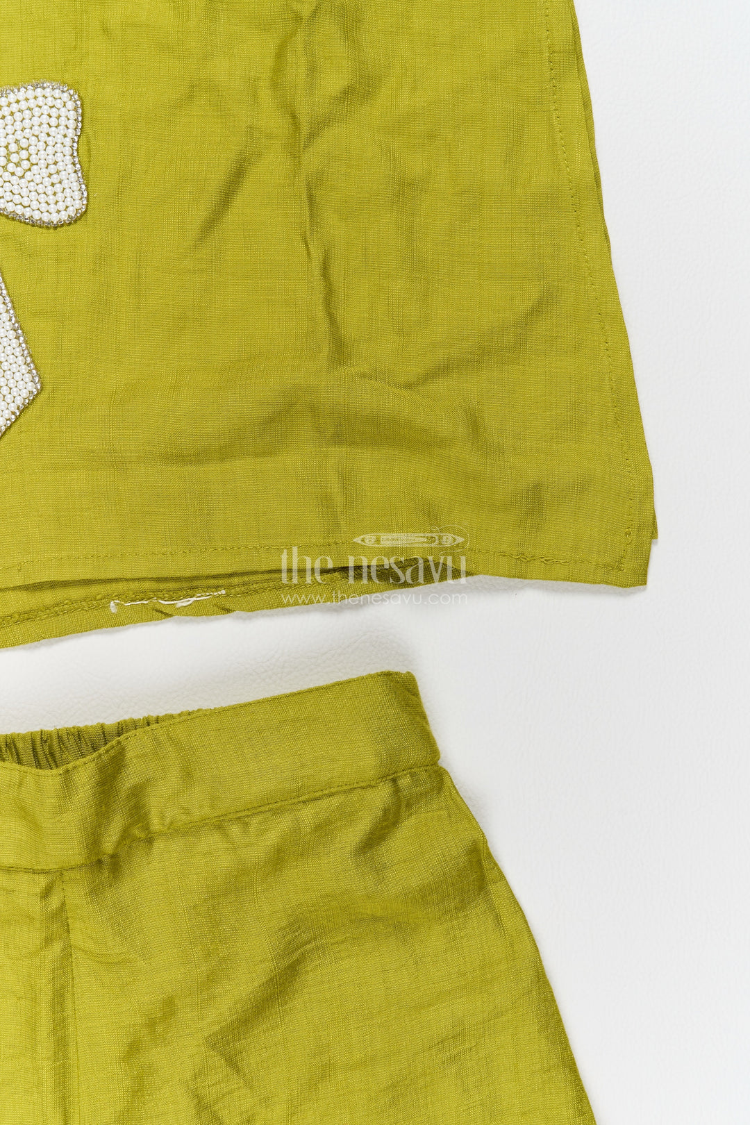 Two Piece Co Ord Set for Girls in Green for Wedding Moments