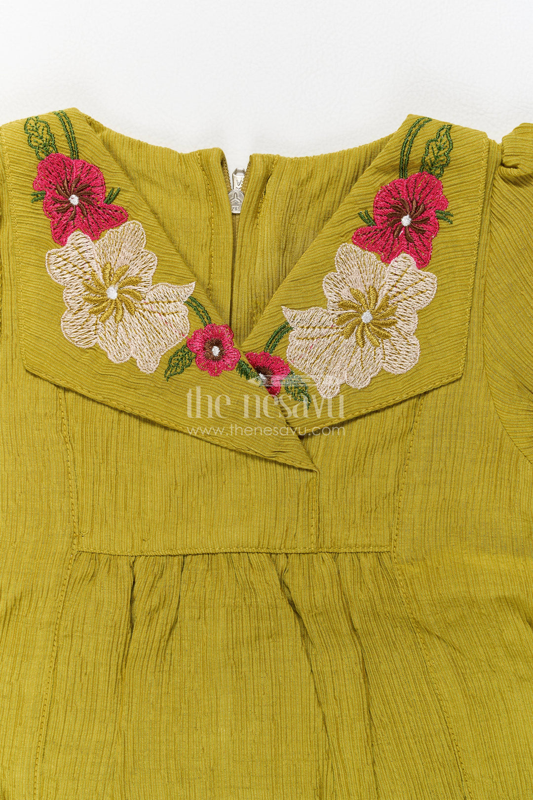 Two Piece Co Ord Set for Girls in Green with an Occasion Ready Finish