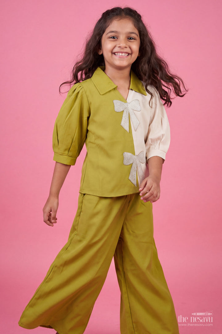 Two Piece Co Ord Set for Girls with Smart Tailoring for Festive Occasions