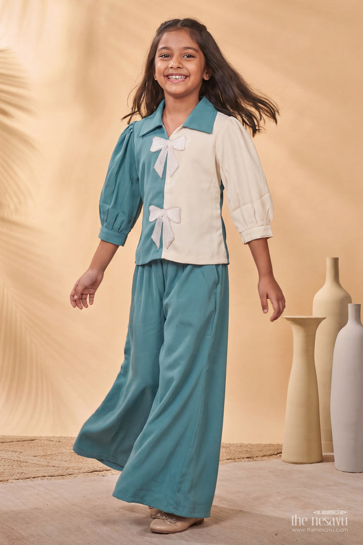Girls Co Ord Set with Smart Tailoring for Family Functions