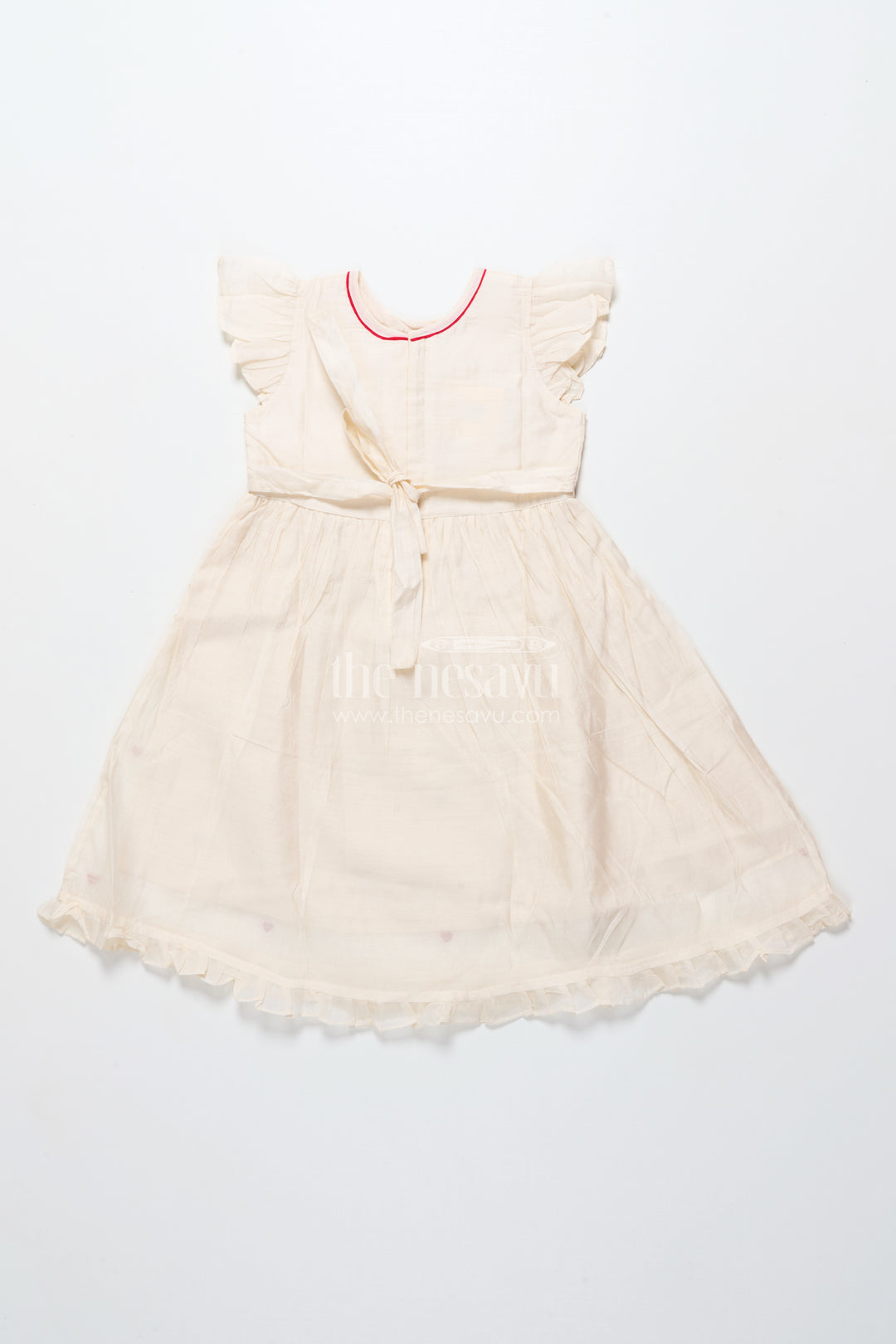 Baby girl frock with car embroidery for birthday and playdates